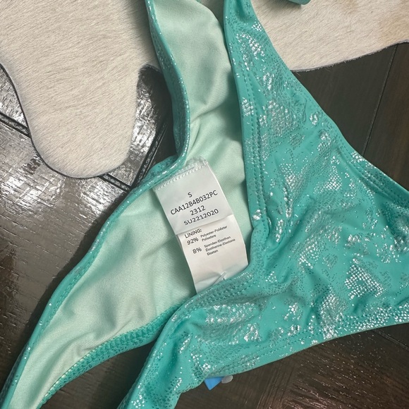 CUPSHE- NWT Atlantis Keyhole Bikini Bralette (M) & Ultra Cheeky Bottoms (S) - Picture 9 of 9